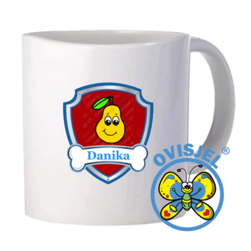 Paw Patrol inspirált bögre kék